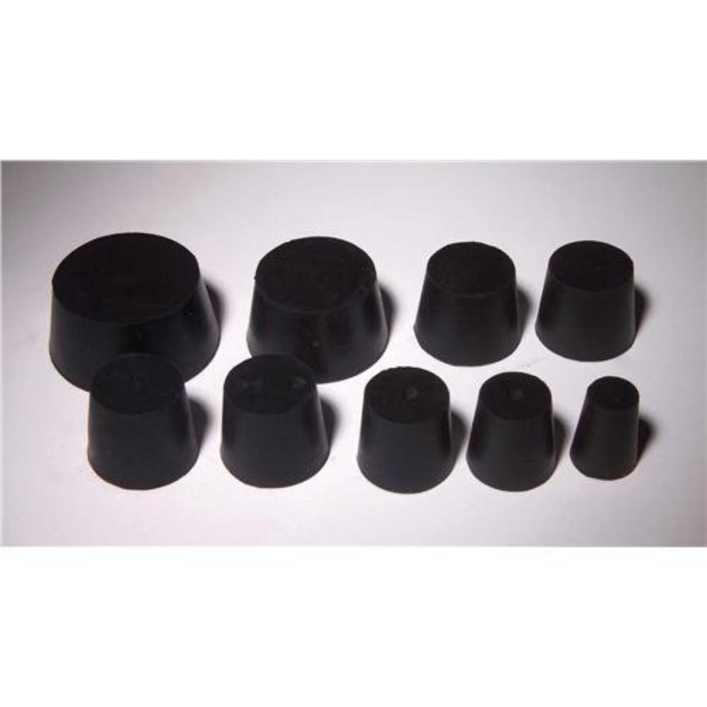 United Scientific RSTPK1 Rubber Stopper, 1 to 6 Sizes Assortment