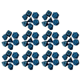 thumbnail image 1 of Juego 7 Dados Poliédricos Numéricos Acrílicos para Reunión Familiar () Azul, 1 of 4