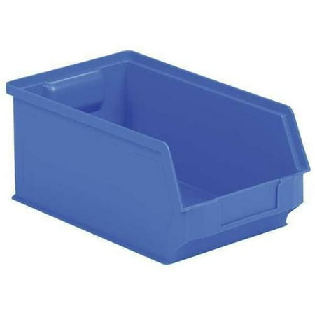 - SSI SCHAEFER LF200606.0BL1 Hopper Bin,Stackable,Blue,6in.W,20in.L. G0468076