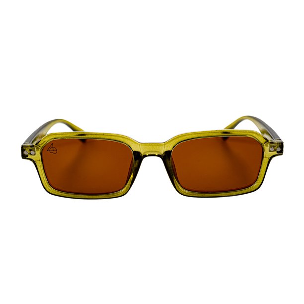 Baroc Malibu Ámbar Lentes de Sol Rectangulares Unisex UV400 Acetato Transparente