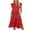 🌴Red🌴, variant on Fartey Summer Dresses for Women 2025 Elegant Ruffle Sleeve V Neck Midi Dress Fashion Casual Fit Flowy Tiered Boho Beach Vacation Sundress Army Green L