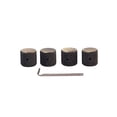thumbnail image 3 of Soidarity 4 piezas de tapa de perilla de Control redonda de Metal de tono bajo resistente a la decoloración tapas de cubierta reutilizables roscadas para Accesorios para instrumentos musicales Soidarity OD023825-00, 3 of 6