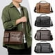 thumbnail image 3 of Men's Business Cross-Body Messenger Bag Multi-functional Cross-body Shoulder Bag for Daily Commute, 3 of 5