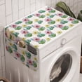 thumbnail image 1 of Cactus Washing Machine Organizer, Watercolor Foliage Pattern Botanical Elements Floral Spring Season Blossoming Nature, Anti-slip Fabric Top Cover for Washer and Dryer, Multicolor, by Ambesonne, 1 of 1