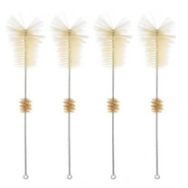 COSMOBETTY Pipe Cleaning Brushes Synthetic Material Beige 4Pcs 11.8X2.8In