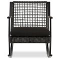 thumbnail image 3 of Real Flame Calvin Fauteuil à Bascule en Aluminium Noir (Ensemble de 2), 3 of 8