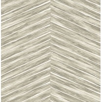 KItchen & Bath Essentials by Brewster 2766-23775 Aldie Beige Chevron Weave Wallpaper