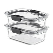 Brilliance™ Glass Food Storage Container, Medium Rectangular Set