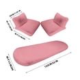 thumbnail image 5 of PPgejGEK 5 Sets Car Front Seat Cushion Soft Warm Faux Rabbit Winter Auto Seat Cover Plush Vehicle Seat Protector Pad with Non-Slip Backing Car Accessories Hottest Deals, 5 of 5