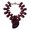 Burgundy, variant on Beach Themed Conch Jewelry Necklace Feature Adjustable Length Collarbone Chain for Vacation Outfits and Parties