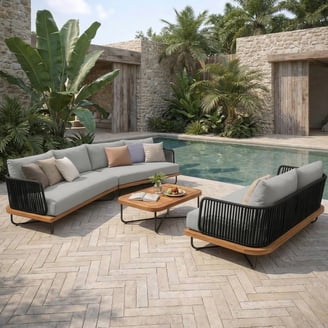Nathan James Kayden Bohemian 3-Piece Patio Conversation Set
