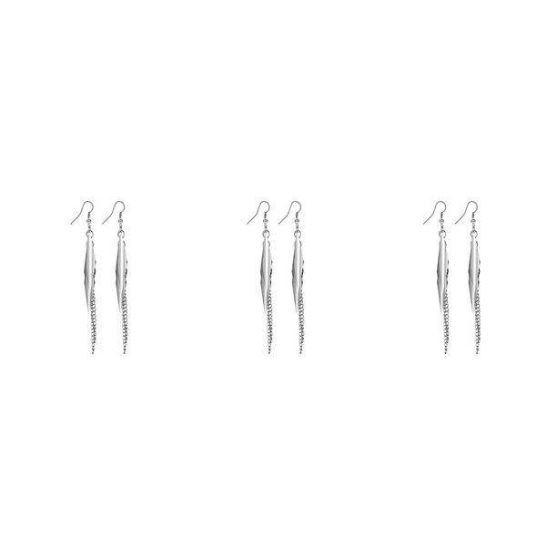 Sonducket 1 par de pendientes de metal galvanizado con borlas adornos únicos de moda joyería del Día de San Valentín para mujer blanco Type1 NO1 Sonducket CBP201560