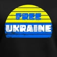 thumbnail image 3 of CafePress - Free Ukraine Women's V Neck T Shirt - Women's V-Neck Dark T-Shirt, 3 of 4