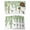 SpringGreen, variant on Spring Botanical Placemats Set of 6, Watercolor Leaves Flowers Birds Country Placemats for Dining Table, Place Mats for Kitchen Tabletop, Waterproof Wipeable Dining Table Mats Set