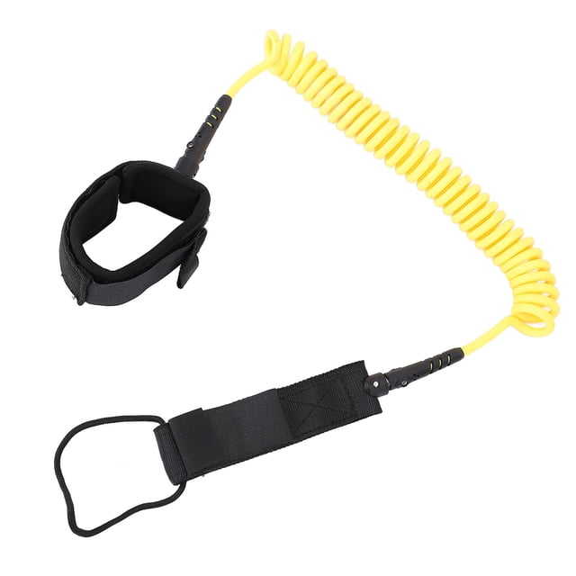 Surf Leash Spiral TPU Coiled Stand Up Paddleboard Rope for Enhancing Surfing Experience