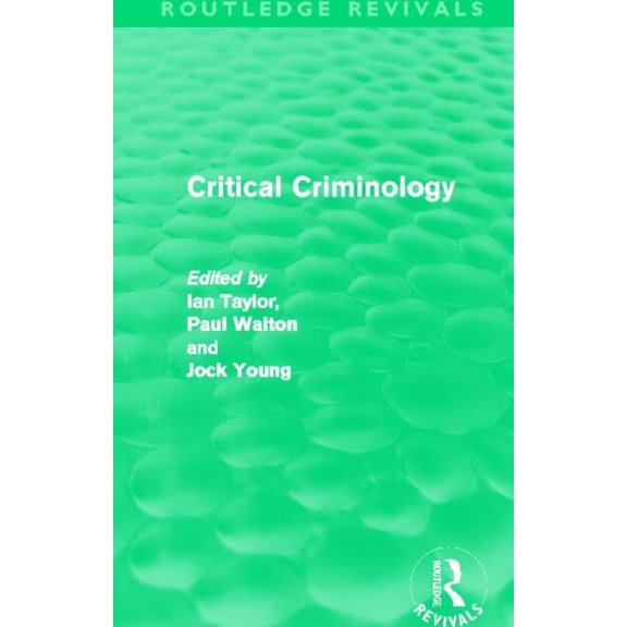 Routledge Revivals Critical Criminology (Routledge Revivals), (Paperback)