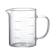 thumbnail image 3 of Taza medidora de leche, jarra para bebidas frías y calientes con escala, taza de vidrio para el hogar con 350ml, 3 of 9