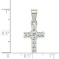 thumbnail image 2 of Sterling Silver CZ Cross Pendant, 2 of 2