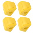 thumbnail image 4 of 4 Pcs Housse d'Amortissement RC Résistante à l'Usure pour Voiture Télécommandée 1/8 Jaune, 4 of 12