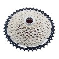 thumbnail image 1 of Bicicleta volante libre 9s ~ 12 s velocidades 40T ~ 52T dientes de acero volante sólido con 9/10/11/12 capas divididas piñón de reemplazo carretera de - De plata, 11S 50T Sunnimix Rueda libre de casete de bicicleta, 1 of 8