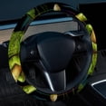 thumbnail image 2 of Frog 14.5 Inch Printing PVC Leather Steering Wheel Covers Auto Accessories, 2 of 6