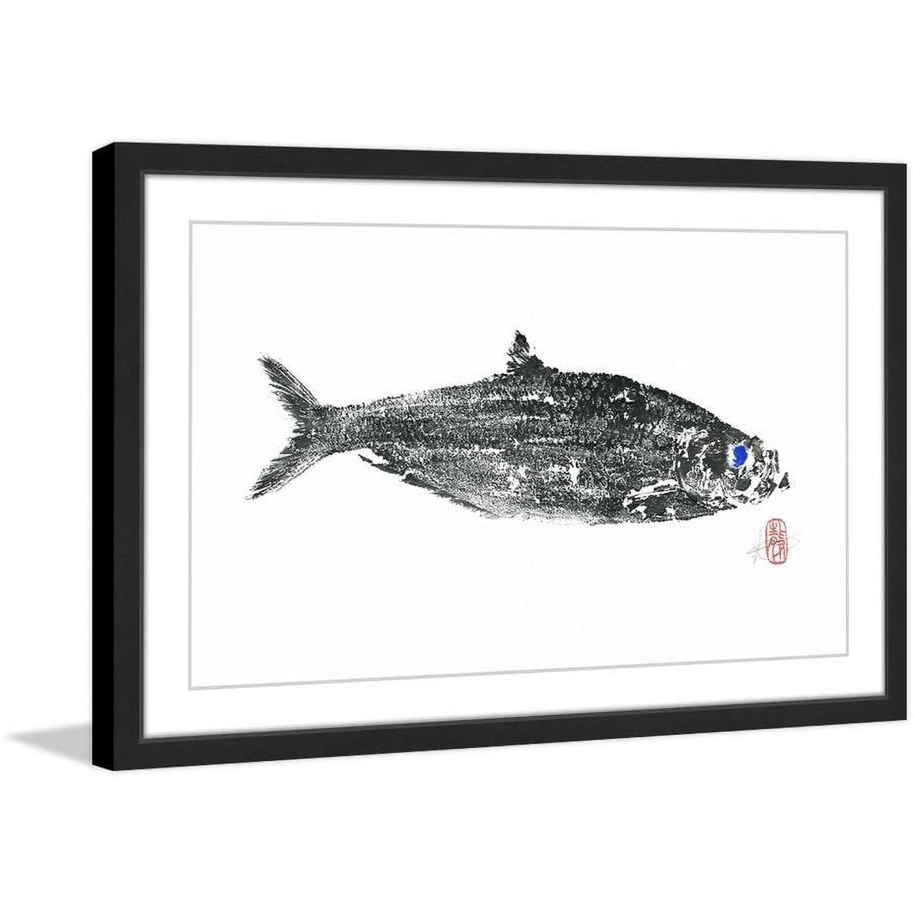 "The Mastermind" Framed Painting Print