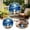 Blue, variant on Acrylic Suncatcher Puzzle Sunset Beach,DIY Window Hanging Decor,Stained Glass Style Ornament,8 Inch Round Nature Themed Jigsaw for Adults, Home Garden Decor, Aurora Lover Gift (White)