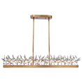 thumbnail image 1 of Maxim 30446CGGL Crystal Garden 10-Light Linear Chandelier Ceiling Light, Gold Leaf, 1 of 1