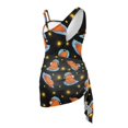 thumbnail image 5 of POLERO Girls' Cartoon Capybara One-Piece Swimsuit with Mesh Cover Up - Cute Quick-Dry Swim Set for Beach & Pool Vacations, 7-18 Years, 5 of 10