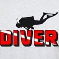 thumbnail image 3 of CafePress - Diver Light T Shirt - Men's Classic Graphic T-Shirt, 3 of 4