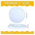 Plastic Strawless Sipper Lid Clear Strawless Snap Disposable PET Cup