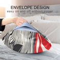 thumbnail image 4 of Yayeee Pillowcase Standard Size Set of 2 Satin Wrinkle Resistant Pillow Case, Black Illusionary Boat, 4 of 7