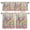 Beige, variant on 3 Piece Kitchen Curtains and Valances Set Meadow Wildflowers Cafe Curtains 36 Inch Length Rustic Floral Botanical Blossom Valance & Tier Curtain for Living Room Bedroom Small Window 54"x18"+27"x36"*2