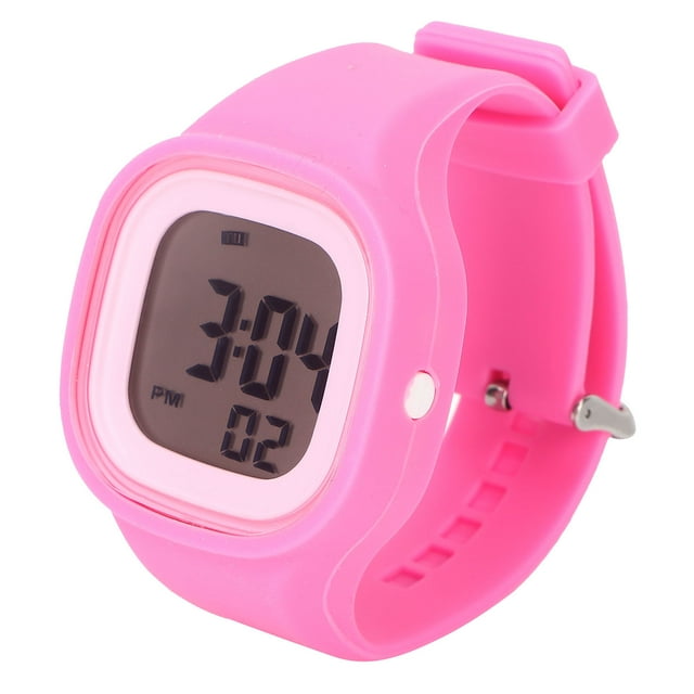 Reloj electrónico de moda simple impermeable colorido luminoso parejas relojes digitales