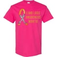thumbnail image 3 of Inktastic Limb Loss Awareness Prosthetic Leg and Arm Orange Ribbon T-Shirt, 3 of 5