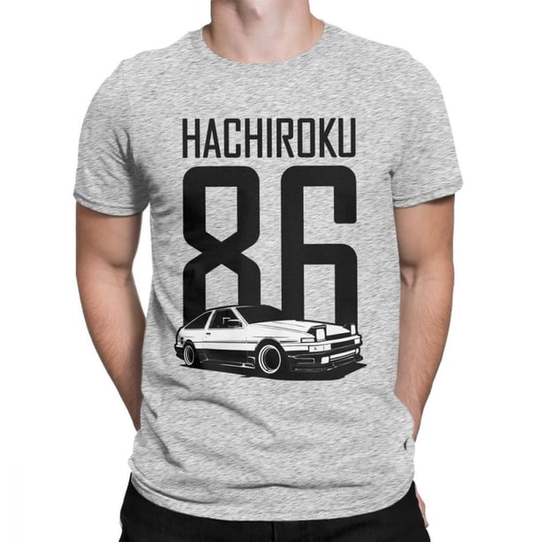 Camisetas DT iniciales para hombre AE86 Hachiroku Car, diseño único, camiseta de anime, ropa Fujiwara Tofu, camiseta novedosa, camisetas de talla grande