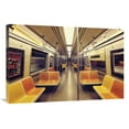 thumbnail image 1 of Global Gallery's 'Soul Train' By Katherine Gendreau Stretched Canvas Wall Art, 1 of 4