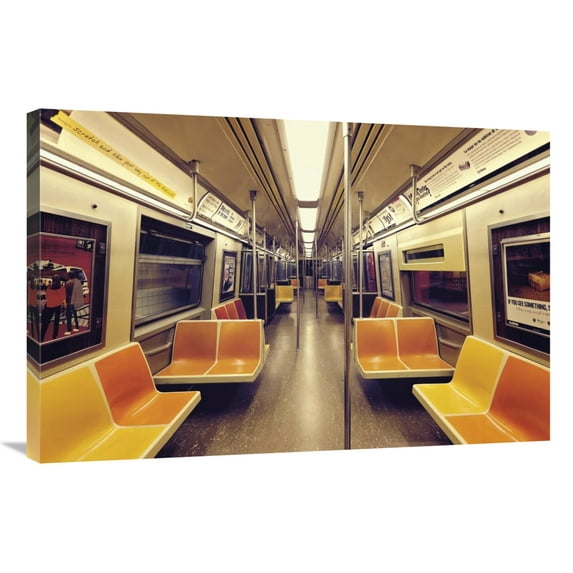 Global Gallery's 'Soul Train' By Katherine Gendreau Stretched Canvas Wall Art
