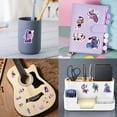 thumbnail image 4 of 55PCS KPop Demon Hunters Stickers - Waterproof,Anime, Huntrix, Kpop demon hunter - Comic Peripheral Shiny Sticker Pack Props Cute Cartoon Characters Waterproof Decals Suitable As A Gift, 4 of 7