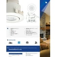 thumbnail image 2 of Electrix DWR4GS11 Essential LED Recessed Light Retrofit Kit, 898 LM, 3000˚K CCT Warm White Light, Gimbal Spot, 4-inch, COB, 2 of 5