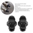 thumbnail image 3 of 6An To 1/2-20 Inverted Flare Adapter, Transmission Cooler Line Connector Black Rugged 1 Pair Leakproof  for Radiator System, 3 of 7