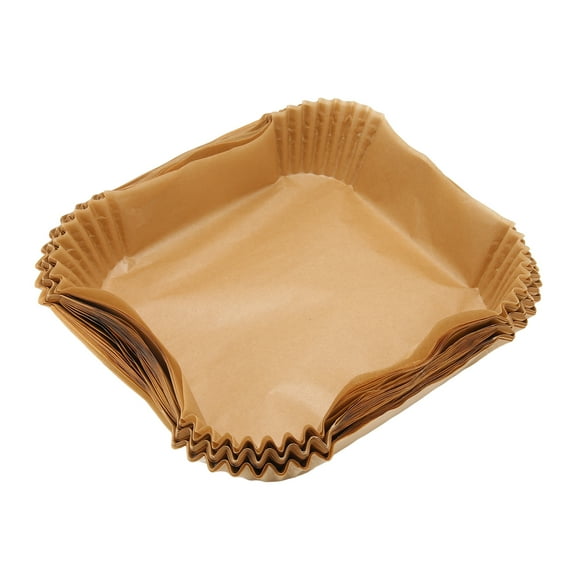 Revestimientos De Papel Para Freidora De Aire, 100 Piezas De Papel Antiadherente Para Freidora De Aire, Vaporizador Cuadrado, Revestimientos De Pergamino Desechables Para