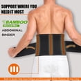 thumbnail image 4 of DOREIPA Abdominal Binder for Men and Women &acirc;?? Post Surgery & Postpartum Recovery Hernia Support Belt Waist Trainer for Men Adjustable Compression W, 4 of 7