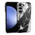 thumbnail image 2 of FKBRCL4U Compatible with Samsung Galaxy S24 FE Case Black and White Marble Pattern for Girl Full Body Design Soft Silicone Drop Shock Scratch Protection, 2 of 7