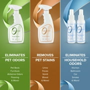 Zero Odor Pet Odor Eliminator Spray and Stain Remover Kit Smell Remover Deodorizer