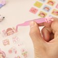 thumbnail image 3 of Pinzas para cuentas de mano, venta al por mayor, color macarrón, codo recto, mano, bricolaje, pinzas pequeñas para cuentas de mano, pegatinas, pinzas para tarjetas adhesivas, 3 of 6