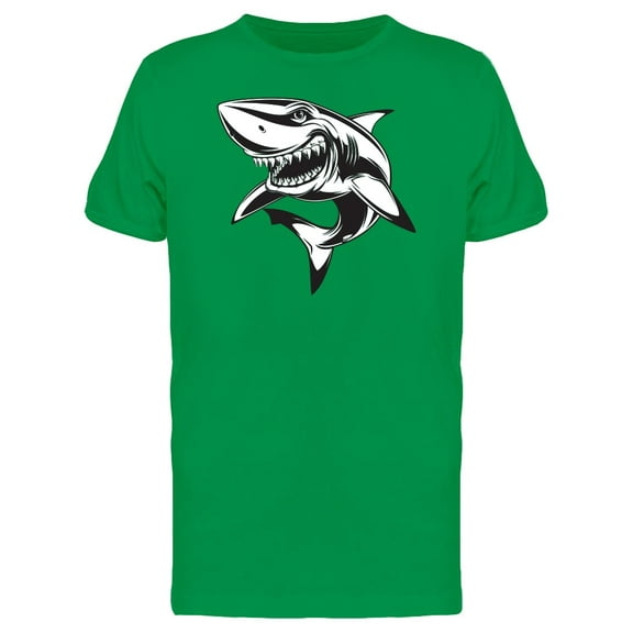 Metallic Shark Cartoon Tee Men's -Image by Shutterstock