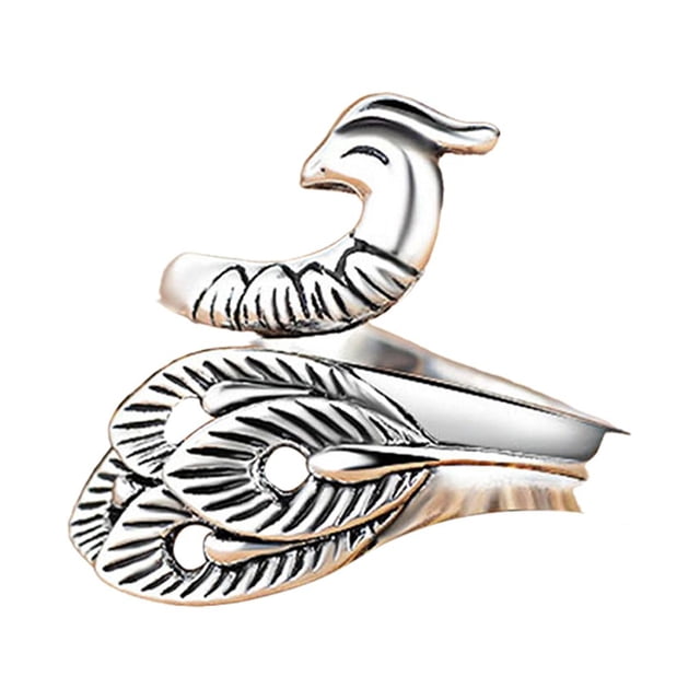 ZLight Knitting Ring Animal Jewelry Gifts Opening Rings Guide Crocheting DIY Daily Sewing Supplies Wedding Using Silver NJ135 1Set