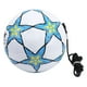 thumbnail image 1 of Asistencia para entrenamiento de fútbol profesional Cuerda elástica Entrenamiento de fútbol con cinturón de banda Balón n.° 5, 1 of 14