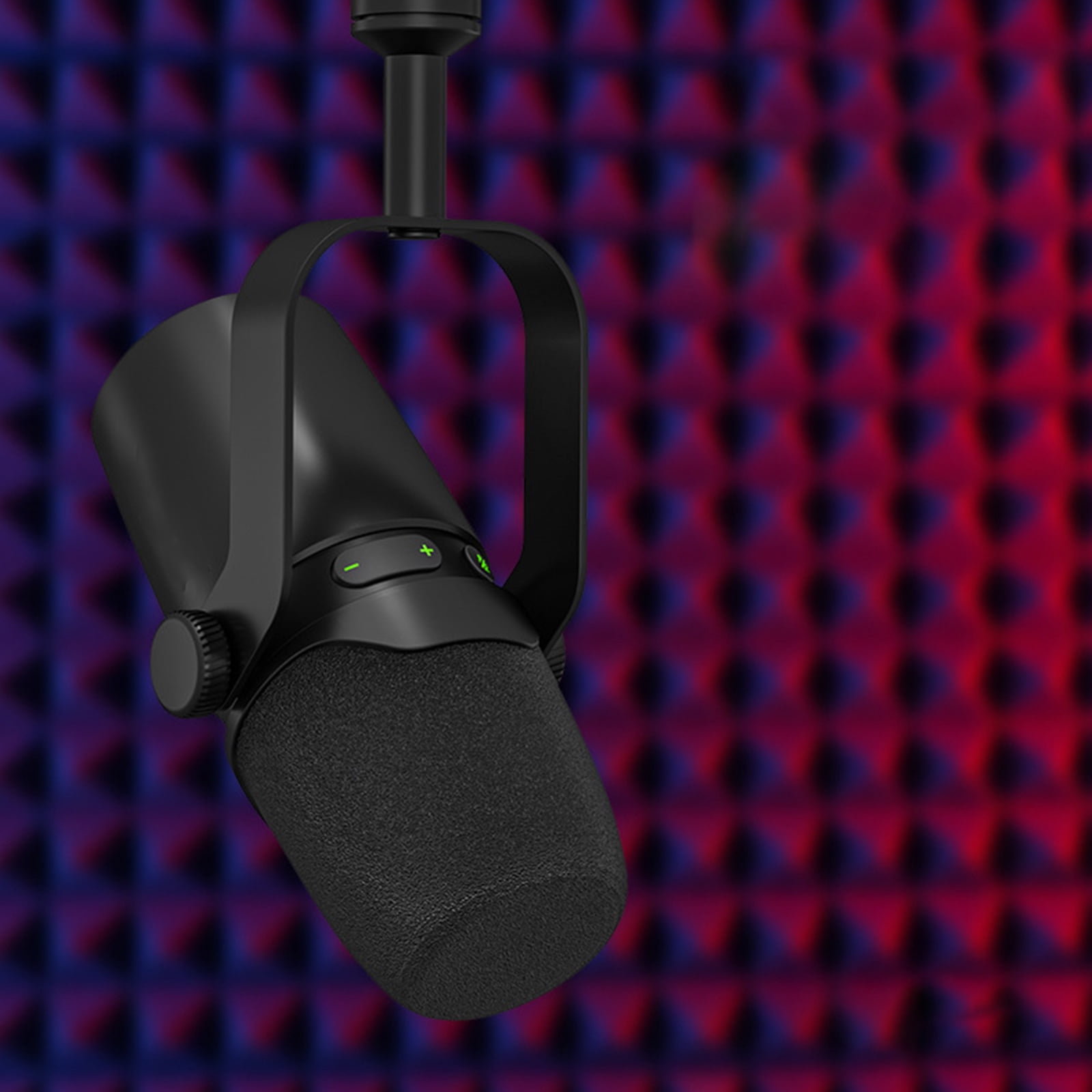 RUISINERY 2 in 1 USB 3Pin Microphone for Podcasting Live Streaming and Gaming with Build in Headphone Output Black